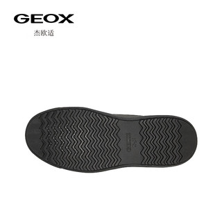 GEOX 杰欧适 男鞋冬圆头酷帅潮流舒适马丁靴U36DTD 黑色/石墨灰C9036 41