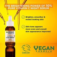 GARNIER 卡尼尔 面部针对性抗黑斑夜间精华液，含 10% 纯维生素 C 和透明质酸