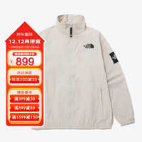 THE NORTH FACE 韩版纯色立领夹克外套男女棒球服冲锋衣休闲户外防晒外套薄款