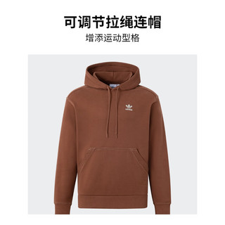 adidas阿迪达斯三叶草男女冬季运动连帽卫衣IY5379 棕色 A/XS