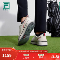 斐乐（FILA）男鞋GF 1911 TRAINER软钉高球鞋综训鞋 明亮白-BW 39