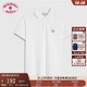 Brooks Brothers BrooksBrothers）男士美式纯棉休闲纯色短袖Polo 1001-白色 M