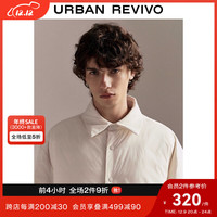 UR冬男装潮牌设计休闲百搭超宽松保暖羽绒服UMU130006 浅卡其 XL