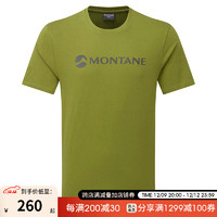 MONTANE盟泰恩MONO LOGO T-SHIRT男子有机棉短袖T恤登山徒步 ALDER GREEN 赤杨绿 S