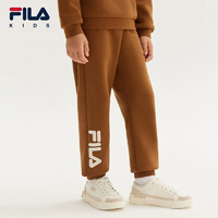 抖音超值购：FILA 斐乐 儿童加绒宽松卫裤K11B341610