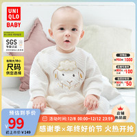 UNIQLO 优衣库 婴儿/新生儿/宝宝 压线爬爬服(长袖包屁衣哈衣秋冬)462753