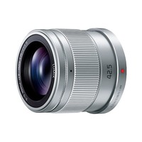 Panasonic 松下 42.5mm F1.7微单相机 大光圈中远定焦镜头 M43卡口 银色