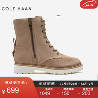 COLE HAAN 歌涵 colehaan/歌涵 女鞋时装靴秋冬工装靴长靴马丁靴女W24848 驼色-W24848（瘦脚拍小半码） 35.5