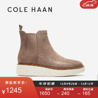 COLE HAAN 歌涵 colehaan/歌涵 女鞋皮靴 23年秋季切尔西靴时装靴短靴W29188 驼色-W29188 37