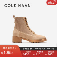 COLE HAAN 歌涵 colehaan/歌涵 女士皮靴 皮革时装靴短靴马丁靴W29219 驼色-W29219 35