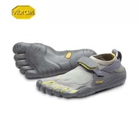 vibram 五指鞋男 晨跑夜跑赤足鞋轻便透气跑步鞋健身休闲运动鞋KSO M145/银灰色 43