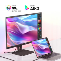 AOC 冠捷 Q27E12C 27英寸 IPS FreeSync 显示器（2560×1440、100Hz、99%sRGB、HDR10、Type-C 65W）