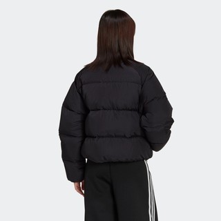 adidasoutlets阿迪达斯三叶草女宽松短款570蓬保暖鸭绒羽绒服