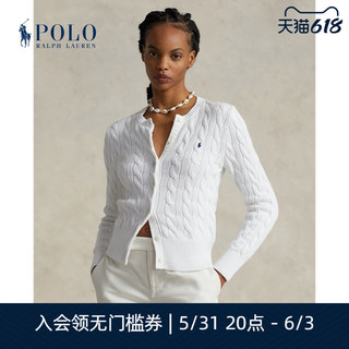 RALPH LAUREN 拉夫劳伦女装 23年早春修身版棉针织开襟衫RL24021