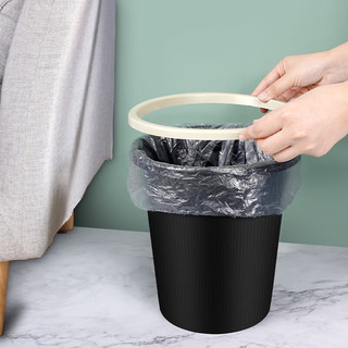 SIMAAe+ 西玛易嘉 北欧风创意垃圾桶11L家用客厅卫生间厨房塑料垃圾筒办公大容量
