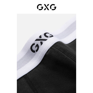 GXG男士内裤【单条装】三角内裤男内裤裤衩男生 黑色 170/M