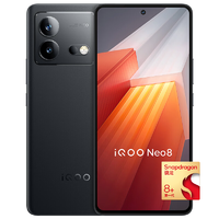 京东百亿补贴：iQOO Neo8 5G手机 12GB+256GB 夜岩 第一代骁龙8+
