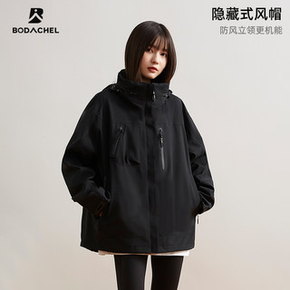 BD2023冲锋衣女三合一宽松外套男秋冬户外防水防风登山滑雪服