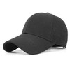 TFO 鸭舌帽 户外休闲棒球帽子舒适透气休闲帽2302304 黑色 M