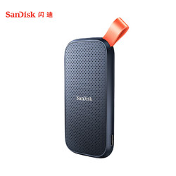 SanDisk 闪迪 E30 极速版 USB3.2 移动固态硬盘 Type-C 1TB 黑色