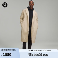 露露乐蒙lululemon 丨Parkway 男士长款外套 LM4AHPS 浅驼色