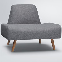 MUJI 無印良品 无印良品 MUJI 布艺沙发日式靠背小沙发AO SOFA