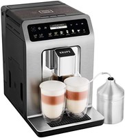 Krups 克鲁伯 EA894T Evidence Plus 全自动咖啡机，XL OLED彩色显示屏，Barista Quattro Force技术，可制备16种咖啡饮品/3种茶饮品，一键式卡布奇诺咖啡功能，钛合金材质