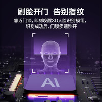 EZVIZ 萤石 3D人脸识别智能防盗电子门锁家用密码锁人脸锁无需指纹Y3000F