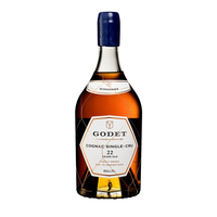 cdf会员购：GODET 高帝 单一大香槟区 22年干邑白兰地 700ml