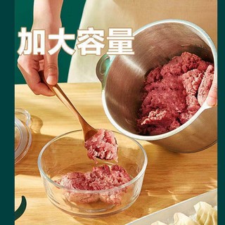 美菱绞肉机家用大容量电动多功能不锈钢小型料理搅拌机打碎肉馅机