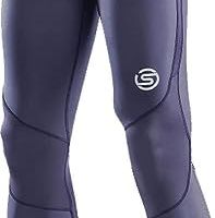 SKINS 思金斯 压缩衣 加压 内衣 长款紧身裤 SERIES-3 Mens Long Tights 18171310 男士 浅灰蓝色 XL