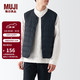 MUJI 無印良品 无印良品 MUJI 男式 便携式 无领 羽绒背心 ADD01C2A 羽绒马甲 深藏青色 XL