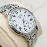 LONGINES 浪琴 中古95新Longines浪琴瑰丽系列男表机械男生手表白盘百搭