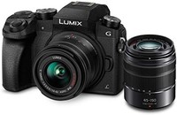 Panasonic 松下 G7 4K 数码相机，带 LUMIX G VARIO 14-42mm  LUMIX G VARIO 45-150mm