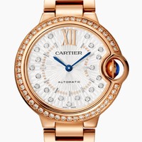 Cartier 卡地亚 BALLON BLEU DE CARTIER腕表系列 33毫米自动上链腕表 WJBB0082