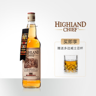 HIGHLAND CHIEF 高地酋长 调和 苏格兰威士忌 40%vol 700ml