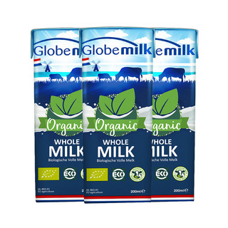 Globemilk 荷高 荷兰3.7g优蛋白有机全脂纯牛奶 200ml