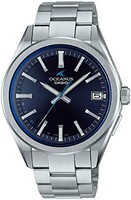 CASIO 卡西欧 手表 OCEANUS CLASSIC LINE 搭载蓝牙 太阳能电波手表 OCW-T200S-1AJF 男款 银色