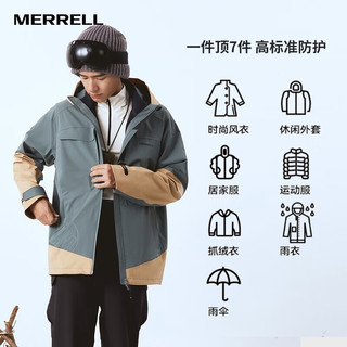 MERRELL 迈乐 防水抓绒冲锋衣三合一男女同款 MC3230016