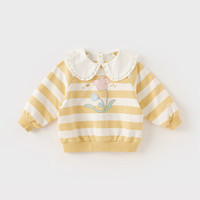 戴维贝拉（DAVE＆BELLA）女童卫衣休闲儿童上衣宝宝衣服打底衫小童套头衫2024春季