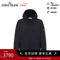 STONE ISLAND 石头岛 791561620 拉链长袖连帽卫衣 黑色 L