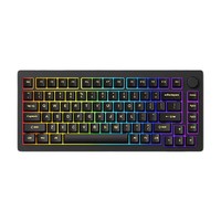 MONSGEEK M1W 82键 2.4G蓝牙 多模无线机械键盘 暗夜黑 V3 Pro奶蓝轴 RGB