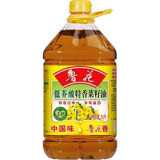 抖音超值购：luhua 鲁花 低芥酸 压榨特香菜籽油 5L