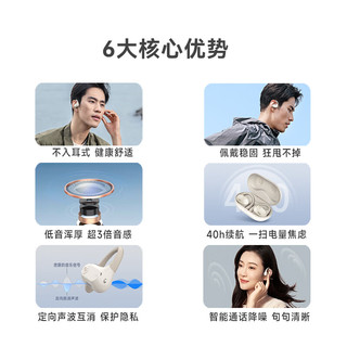 iFLYTEK 科大讯飞 开放式办公耳机 Air SE 白 无限蓝牙