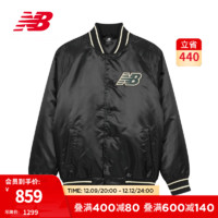 NEW BALANCE NB23男款秋季潮流美式街头运动棒球外套 BK MJ33550 M