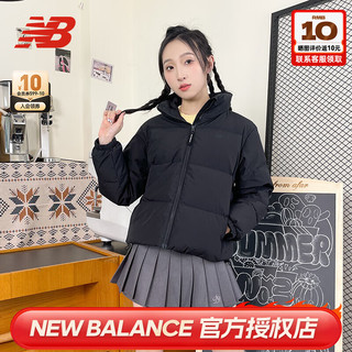 NEW BALANCE女装棉羽 运动服户外时尚防风保暖休闲外套羽绒服 NPD4E152-BK XL