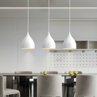 创意餐厅吊灯现代极简客厅主卧室灯北欧简约饭厅餐桌led灯具