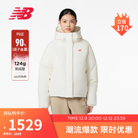 NEW BALANCE 女款经典简约鸭绒连帽户外羽绒服NPD43212 IV XS 