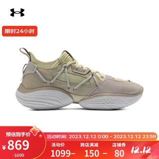 安德玛（UNDERARMOUR）秋冬库里Curry Flow缓震运动休闲鞋3023815 黄色304 36