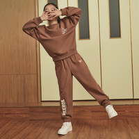 Reebok锐步大童经典复古美拉德休闲束脚针织长裤 23FRM65KGR4 150/63